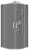 Душевой уголок Cezares SLIDER-R-2-80/90-Grigio-Cr 80x80, стекло графит, профиль хром