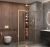 Душевой уголок Cezares MOLVENO-AHF-31-120/90-C-BORO-IV 120x90, профиль золото