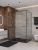 Душевой уголок Cezares LUX-AH-FS-11-140/100-C-GM 140x100, профиль сталь
