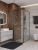 Душевой уголок Cezares LUX-AH-FS-1-70/100-C-GM 70x100, профиль сталь