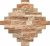 Плитка Oneker «Lascas Por» Brown