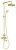 Душевая система Cezares LIBERTY-CVD-T-BORO, цвет брашированное золото