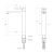 Схема смесителя для раковины Cezares STYLUS-LC-IN-W0