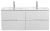 Тумба под раковину Cezares DUET-N-1200-4C-SO-2-BL 120x50 подвесная