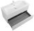 Тумба с раковиной подвесная Cezares Duet-n 100 Ясень Белый Софт, раковина белая CZR-8073-100