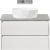 Столешница BelBagno KEP-90-MGL-W0 90x46 из керамогранита, серый глянцевый мрамор
