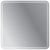 Зеркало с подсветкой Cezares Duet CZR-SPC-DUET-800-800-LED-TCH 80x80