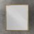 Зеркало с подсветкой Cezares Interni CZR-SPC-INT-1000-900-LED-TCH-WARM-BORO 100x90, брашированное золото