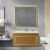 Зеркало с подсветкой Cezares Interni CZR-SPC-INT-1000-900-LED-TCH-WARM-BORO 100x90, брашированное золото