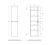 Схема шкаф-пенал Cezares Vague 54837