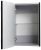 Шкаф Cezares Sting 44724 34x55, черный глянцевый
