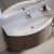 Тумба с раковиной подвесная Cezares Eden 121 Rovere scuro Soft, раковина белая