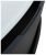 Тумба со стеклянной раковиной подвесная и открытым шкафчиком Cezares Elettra 104 Grafite, раковина белая