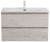 Тумба с раковиной подвесная Cezares Molveno 90 Legno Bianco, раковина белая CZR-8099-90/50