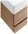 Тумба с раковиной подвесная Cezares Molveno 46 100 Noce Chiaro, раковина белая