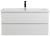 Тумба с раковиной подвесная Cezares Molveno 46 100 Bianco Ghiaccio, раковина белая CZR-8070-100
