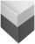 Тумба с раковиной подвесная и одним выдвижным ящиком Cezares Premium 70 Plisse Grigio nuvola, раковина белая