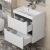 Тумба под раковину Uperwood Tanos 2930205149 50x34 подвесная, белая/графит