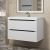 Тумба под раковину Uperwood Tanos 2930205142 80x45 подвесная, белая/графит