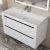 Тумба под раковину Uperwood Tanos 2930205143 90x45 подвесная, белая/графит