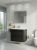 Тумба с раковиной Uperwood Ocean KOcean80b 80x45 подвесная, черная