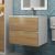 Тумба под раковину Uperwood Barsa 2930205256 60x45 подвесная, белая/дуб сонома