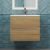 Тумба под раковину Uperwood Barsa 2930205256 60x45 подвесная, белая/дуб сонома