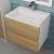 Тумба под раковину Uperwood Barsa 2930205256 60x45 подвесная, белая/дуб сонома