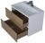 Тумба под раковину Uperwood Barsa 2930205156 70x45 подвесная, белая/дуб сонома