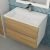 Тумба под раковину Uperwood Barsa 2930205156 70x45 подвесная, белая/дуб сонома
