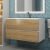 Тумба под раковину Uperwood Barsa 2937205251 90x45 подвесная, белая/дуб сонома