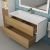 Тумба под раковину Uperwood Barsa 293020533 100x45 подвесная, белая/дуб сонома