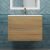 Тумба с раковиной Uperwood Barsa 293020546 70x45, раковина белая подвесная тумба белая/дуб сонома