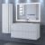 Тумба с раковиной Uperwood Next Premium 3930205173 100x45 подвесная, белая, 2 ящика