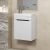 Тумба с раковиной Uperwood Tanos KTanos40WG 40x22 подвесная, матовая, белая/графит