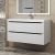 Тумба с раковиной Uperwood Tanos 29111020233 100x45 подвесная, матовая, белая/графит