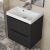 Тумба с раковиной Uperwood Tanos 29111020235 50x34 подвесная, матовая, черная