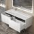 Тумба с раковиной Uperwood Tanos 291021019 120x48 подвесная, левая, белая/графит