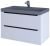 Тумба с раковиной Uperwood Tanos-Classic Quartz 3930421702 80x45, белая графит/бетон