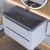 Тумба с раковиной Uperwood Tanos-Classic Quartz 3930421702 80x45, белая графит/бетон