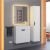 Тумба с раковиной Uperwood Modul 393020557 60x21 подвесная, матовая, белая/графит