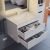 Тумба с раковиной Uperwood Modul 3930205581 65x45 подвесная, матовая, белая/графит