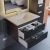 Тумба с раковиной Uperwood Modul 393020549 65x45 подвесная, матовая, черная