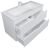 Тумба с раковиной Uperwood Modul 393020552 100x45 подвесная, матовая, белая