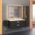 Тумба с раковиной Uperwood Modul 393020553 100x45 подвесная, матовая, черная