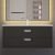 Тумба с раковиной Uperwood Modul 393020553 100x45 подвесная, матовая, черная