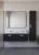 Тумба с раковиной Uperwood Modul KModul120B 120x45 подвесная, матовая, черная
