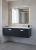 Тумба с раковиной Uperwood Modul KModul120B 120x45 подвесная, матовая, черная