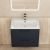 Тумба с раковиной Uperwood Foster New KFosterNEW60b 60x41 подвесная, черная