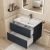 Тумба с раковиной Uperwood Foster New KFosterNEW70b 70x45 подвесная, черная